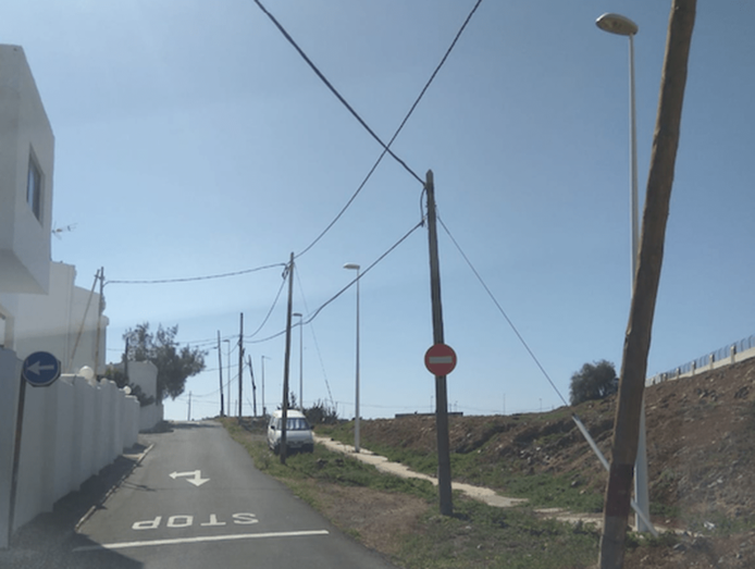 Imagen de la calle de La Rosa, en la trasera de La Mareta (Foto TA)